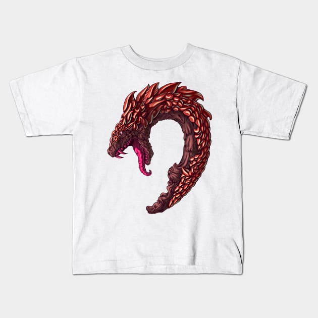 Dungeons & Dragons Kids T-Shirt by Hedgeh0g
